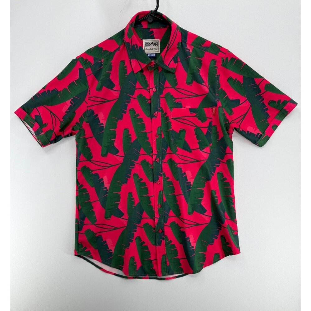 RSVLTS Coconut Grove Shirt Mens M AOP Loud Hawaiian
